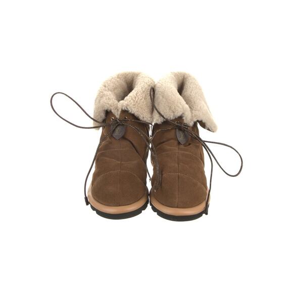 ❤️Louis Vuitton LV Monogram Sherpa Shearling Suede Lace-Up Boots❤️ - Picture 3 of 5